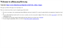 Tablet Screenshot of albizu.mayfirst.org